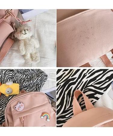 Kawaii Black Mini Backpack with Accessories for Teens - Aesthetic Small Backpack - Buy Online on GoSupps.com