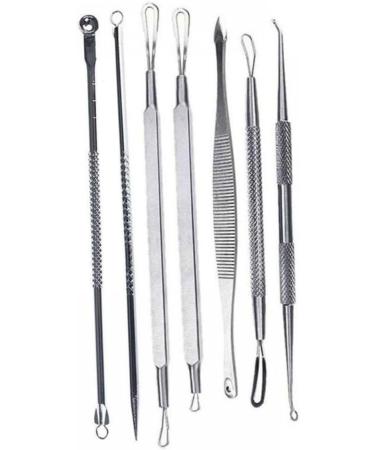 Housoutil 21 Pcs Extractor Tools Comedone Extractor Blackhead Extractor Stainless Steel - Buy Online on GoSupps.com