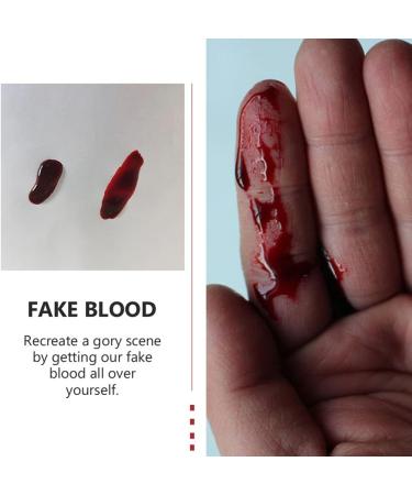Beaupretty Halloween Blood Fake Blood Makeup Edible Blood Bags Special Effects Blood Halloween Costume Party Props for Face Body Paint Cosplay - Buy Online on GoSupps.com