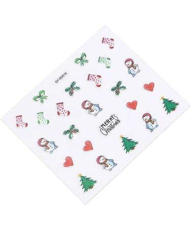 Brishow Christmas Nail Stickers 30 Sheets Nail Polish Stickers Self-Adhesive Nail Art Decals Full Wraps Nail Art Designs for Women Girls - Buy Online on GoSupps.com