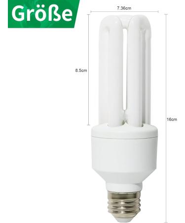 LUCKY HERP 2.4 UVB Bird Lamp | 20W UVA UVB Bulb for All Birds | Compact Fluorescent Lighting for Optimal Bird Health - Buy Online on GoSupps.com