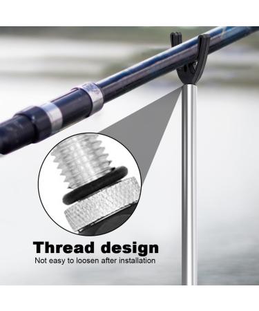 BNGXR Fishing Rod Pads - 6 U-Shape Butt Grip Supports for All Rod Holders | Durable & Flexible Fishing Rod Laying Bracket - Buy Online on GoSupps.com