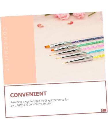 Beavorty 4 Sets Nail Pen dotting pen household tools nail art liner brush nail tech accessories nail painting tools nail tool Professional Dotting Tools 3d abs manicure painting pen - Buy Online on GoSupps.com