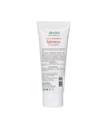 Jovees Saffron Bearberry Fairness Cream - 60 G | International Shipping | Achieve Radiant Skin - Buy Online on GoSupps.com