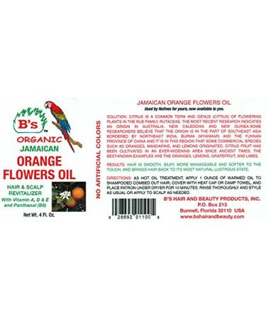 Buy B's Jamaican Flowers Oil (Orange) - Premium Quality Fast International Shipping - Buy Online on GoSupps.com