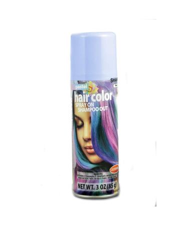Temporary Hair Color Goodmark Halloween Pastel | Non Permanent and Semi Hair Dye | Spray on Punky Colour of Blue | Boys and Girls Enjoy This Hair Product for Fun Stuffs | Easy to Remove with Shampoo