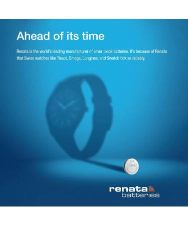 Renata 373 SR916SW Batteries 10 Pack of 1.55V Silver Oxide Watch Batteries for Reliable Power - Buy Online on GoSupps.com