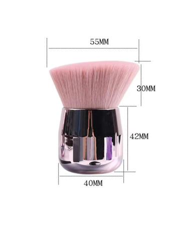 RN BEAUTY Large Mineral Powder Brush - Angled Top Pink | Kabuki Makeup Brush for Contour, Blush, and Bronzer - Full Coverage and Dense Blending - Buy Online on GoSupps.com