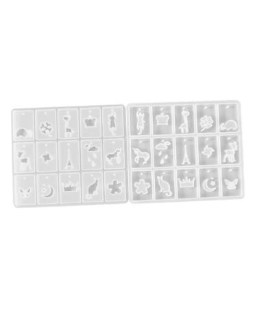 SHINEOFI Pendant Mold Silicone Molds Pendants Hand Mold Keychain Molds Diy Mold Cake Mold Accessories