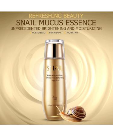 BIOAQUA Repair Snail Mucus Cream Moisturizing Skin Smooth Hydrate Wonderful Vitality 130 ml/4.57fl.oz 4.57 Fl Oz (Pack of 1) - Buy Online on GoSupps.com