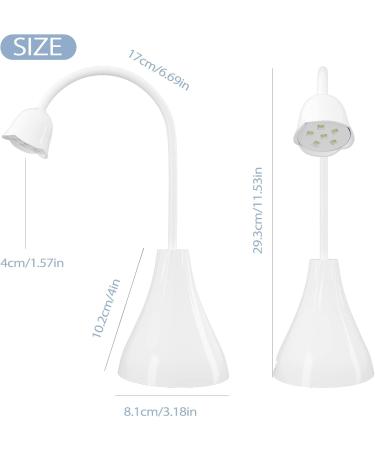 Angnya LED UV Nail Dryer - Mini Portable USB Rose Lamp for Fast-Drying Gel Nail Polish | Ideal Manicure Tool - Buy Online on GoSupps.com