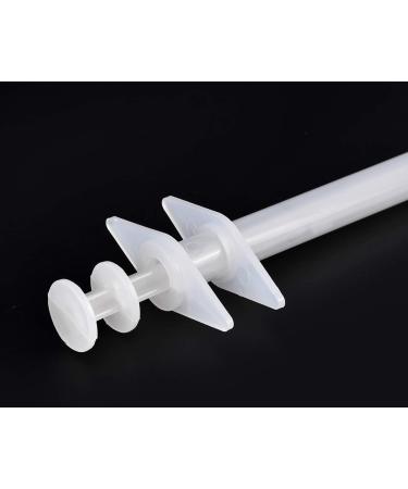 Pet Piller 2 Pieces Plastic Pill Popper for Dogs & Large Cats - White Pet Pill Dispenser - Buy Online on GoSupps.com