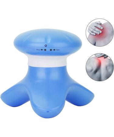 Multifunctional Body Massage Device - Acupuncture Vibration Massager for Women & Men | Compact 8.5x10.5 cm (Blue) - International Shipping Available - Buy Online on GoSupps.com