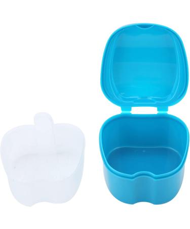 Buy Verdant Touch Denture Container | Light Blue Storage Box with Filter Screen | International Shipping Available - Buy Online on GoSupps.com
