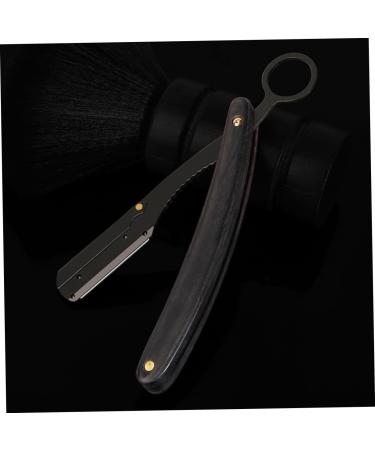 Buy Minkissy BartSalon Razor - Professional Foldable Hairdresser Tool for Men | Rustproof Stainless Steel & Wood Design - Buy Online on GoSupps.com