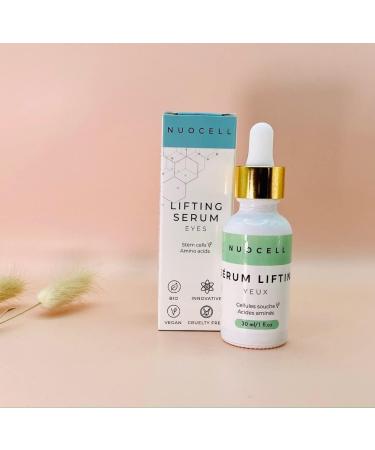 NuoCell | Eye Lifting Serum | Reduces Wrinkles Dark Circles and Deeply Hydrates Skin | Lifting Effect Face Care for a Radiant Face | Organic & Vegan Formula | 8 ml - Buy Online on GoSupps.com