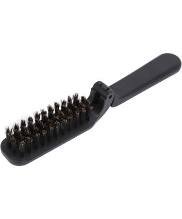 Folding Hair Brush Foldable Beard Brush Waterproof Grooming Cleaning Beard Black Beard Styling Comb for Men Household Outdoor Travel - Buy Online on GoSupps.com