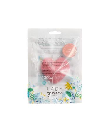 Shop Lady Green Limited Edition Pink Sponge | Eco-Friendly Beauty Tool for All Skin Types - Buy Online on GoSupps.com