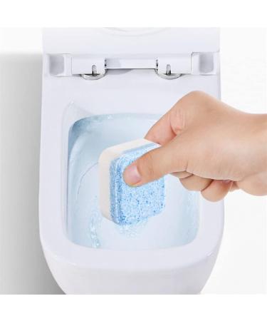5pcs Toilet Bowl Cleaner Tablets Bathroom Toilet Tank Cleaner Strong Detergent Household Toilet Bacteriostatic Effervescent Tablet (Blue) - Buy Online on GoSupps.com