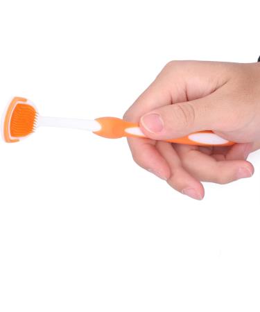 HERCHR Tongue Cleaner & Scraper | Portable Bad Breath Eliminator for Travel | Effective Plastic Tongue Brush - Buy Online on GoSupps.com
