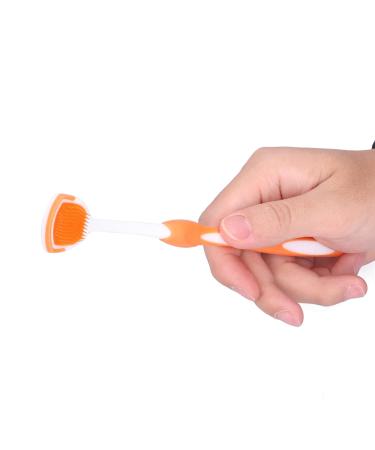 Ultra-Soft Tongue Cleaning Brush & Scraper - 4-Part Set for Adults & Kids | Travel-Friendly Oral Care - Buy Online on GoSupps.com