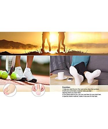 Bunion Corrector for Women - Toe Corrector Sleeve for Valgus Correction, Bunion Protection Sleek Pad Cushion Socks - Buy Online on GoSupps.com