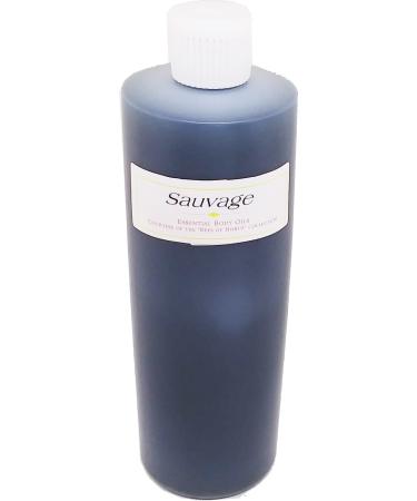 Suaveage - Type D For Men Scented Body Oil Fragrance Flip Cap - Dark Grey - 16 oz. - ID#22716 16 Fl Oz (Pack of 1)