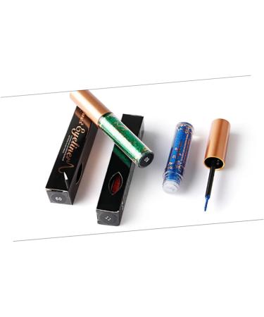FOMIYES 2pcs Liquid Eyeliner Colorful Eyeliner Pen Metallic Eyeliner Eye Shadow Glitter Powder Flash Miss 1 count (Pack of 1) As Shownx2pcs - Buy Online on GoSupps.com