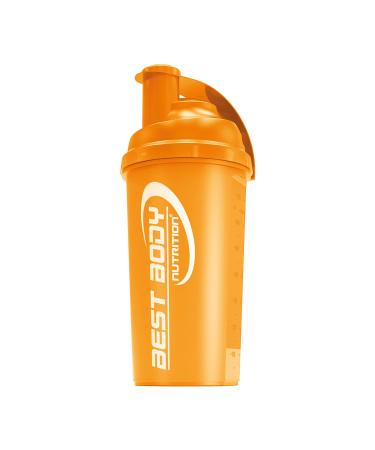 Best Body Nutrition Protein Shaker - Orange - Protein Shaker - BPA free - 700 ml Orange 700 ml