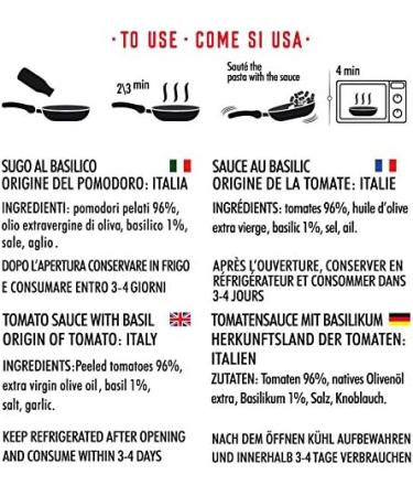  Ursini Ready-to-Use Sauce for Home Ursini Basil 500g - Buy Online on GoSupps.com