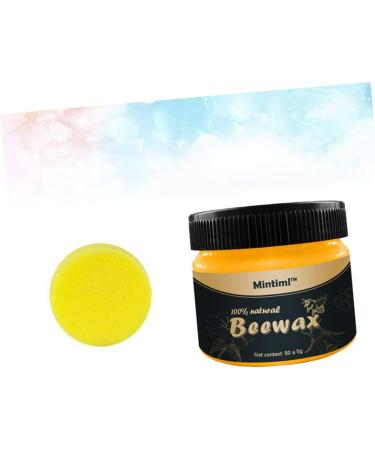 COHEALI Floor Wax - 2pc Beeswax Furniture Care & Maintenance | Unscented Multipurpose Polishing Sponge for Wooden Floors | Natural Wood Seasoning - Buy Online on GoSupps.com
