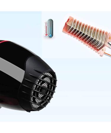 Portable Hairdryer Professional Hair Dryer Travel Hair Dryer 1200W Hot and Cold Blow Dryer with Nozzles 2 Speed and 3 Heat Settings DC Motor Quiet and Light Suitable for Family Travel Small - Buy Online on GoSupps.com