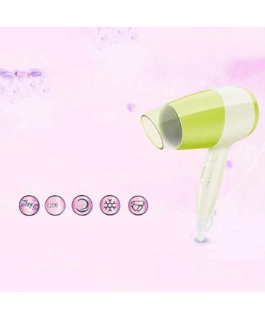 ADITAM Professional Ionic Portable Folding Hair Dryer 1200W Blow Dryer Compact Small Size Lightweight for Travel Quiet Mini Hairdryer Double The Comfort - Buy Online on GoSupps.com
