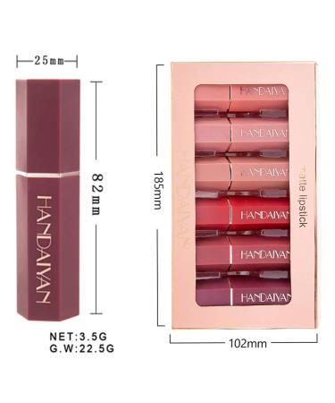 Minyun Beauty Colors Waterproof Liquid Lipstick Set | Long-lasting Non-Stick & Nourishing - 12-Hour Wear - Buy Online on GoSupps.com