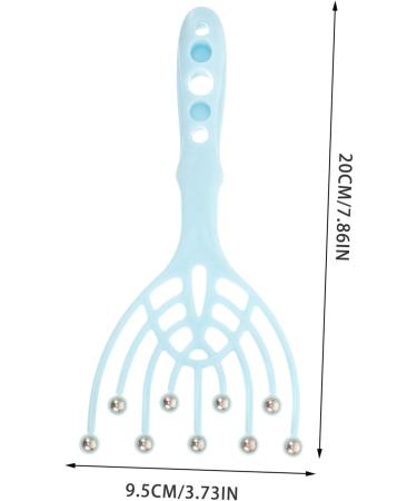 Beaupretty Scalp Massager & Hair Scratchy Claw Tool - 5-Claw Hand Massager for Women - Sky Blue 20x9.5cm - Best Head Massage Experience - Buy Online on GoSupps.com