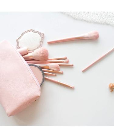 Premium 12-Piece Makeup Brush Set | Synthetic Hairless Fiber | Travel Cosmetic Bag | Ideal for Foundation & Travel - Buy Online on GoSupps.com