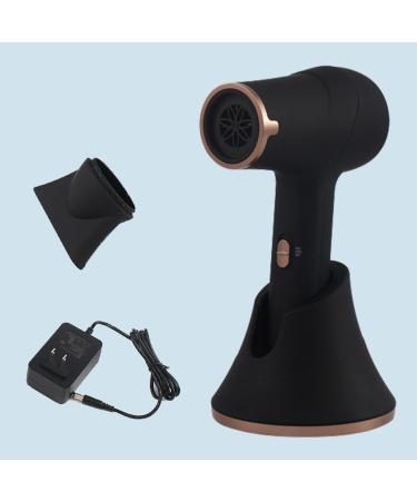 Fast-Drying Cordless Hair Dryers Portable Rechargeable Hairdryer for Women & Men with 1 Magnetic Nozzle/1 Charging Base Wireless Hair Dryer for Home/Travel