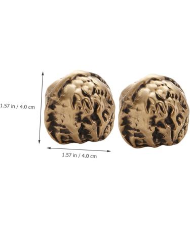 Homsfou Chinese Stress Balls - Decorative Massage Ornaments | Small Walnut Handballs for Relaxation & D cor - Buy Online on GoSupps.com