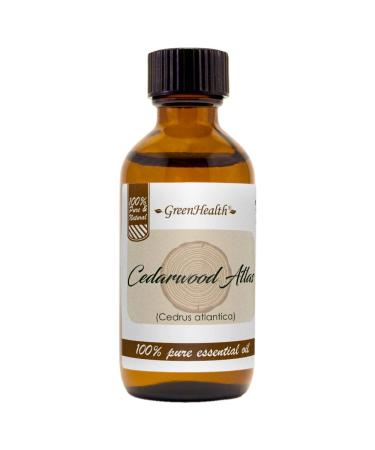 2 fl oz - Cedarwood Atlas Essential Oil - 100% Pure Essential - GreenHealth
