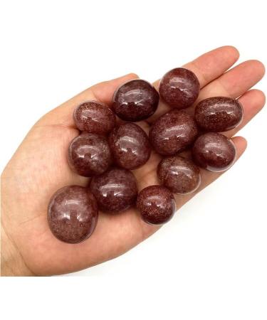 Natural Crystal Rough 100g Natural Red Strawberry Quartz Crystal Tumbled Bulk Specime Gemstones Stones and Crystals - Buy Online on GoSupps.com