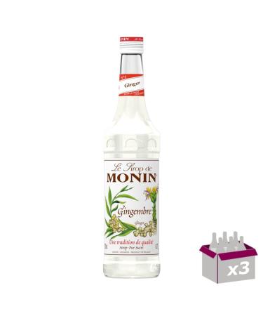 Set of 3 Syrup - Ginger - 70cl