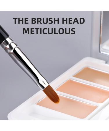 Healeved 1 Set Concealer Brush Small Conceal Brush Dark Circle Concealing Eyeliner Makeup Supplies Practical Cosmetics Face Concealer Double-head Sponge Brush Travel Makeup Portable Makeup - Buy Online on GoSupps.com