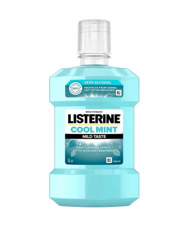 Listerine Mouthwash Zero Mouth Wash 1 liter value size alcohol-free