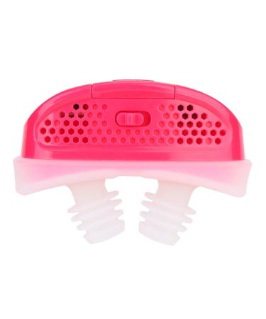 Professional Electric Intelligent Anti Snoring Apparatus Device Electronic Anti Snoring Device for Men and Women Snoring Solution(Red)