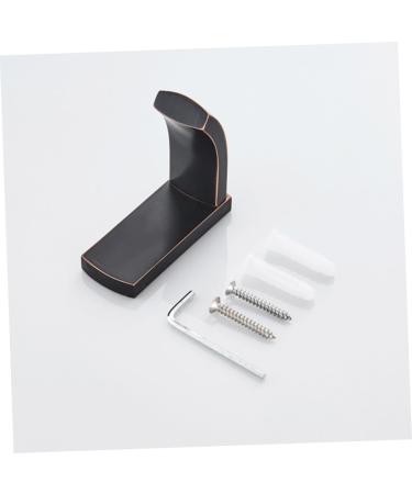 Cabilock Clothes Rack 3pcs Hangers Heavy Duty Towel Hooks Bathroom Accessories Coat Hanger Office Wall-Mounted Bathrobe Clothes Hanger mediumx3pcs Blackx3pcs - Buy Online on GoSupps.com