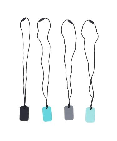 Sensory Chew Necklace for Kids - Reduce Anxiety & Biting, Pendant Teether for PDD - Buy Online on GoSupps.com