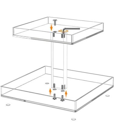  Mumuve Practical and efficient acrylic makeup tray for makeup enthusiasts - Buy Online on GoSupps.com