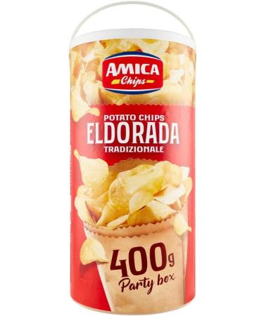  Italian Gourmet E.R. Amica Eldorada Classica Pack of 3 salted potato chips 400g - Buy Online on GoSupps.com
