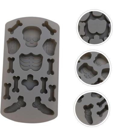 OUNONA 10 Pcs Cake Mold Silicone Molds for Candles Maniquin Halloween Skeleton Molds Bone Cookie Molds Skull Cookie Molds Silicone Cookie Molds Rubber Biscuit Silica Gel Dessert 21X11CMx5pcs - Buy Online on GoSupps.com