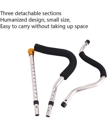 Adult Crutches Medical Crutches Portable Armpit Crutches with Detachable Adjustable Crutches Suitable for Walking Rehabilitation Training Convenient Independence 2pcs - Buy Online on GoSupps.com